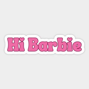 barbie Sticker